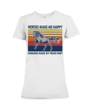 Horses-Make-Me-Happy Premium Fit Ladies Tee tile
