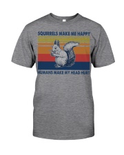 Squirrels-Make-Me-Happy Classic T-Shirt front