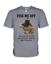 Piss me off V-Neck T-Shirt tile