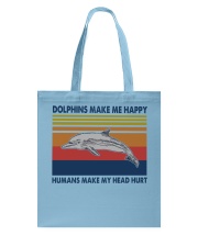 Dolphins-Make-Me-Happy Tote Bag tile