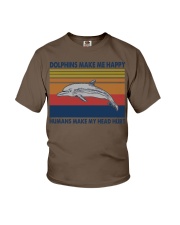 Dolphins-Make-Me-Happy Youth T-Shirt tile