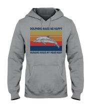 Dolphins-Make-Me-Happy Hooded Sweatshirt tile