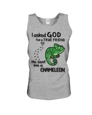 I-asked-God-for-a-true-friend Unisex Tank tile