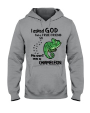 I-asked-God-for-a-true-friend Hooded Sweatshirt tile