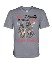 Yes-I-really do-need-all-these-koalas V-Neck T-Shirt tile