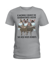 Cannot-Be-Quarantined-Alone Ladies T-Shirt tile