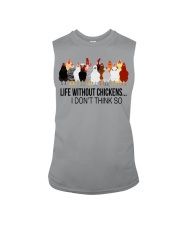 Life without chickens I don't think so Sleeveless Tee tile