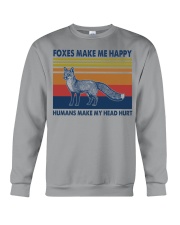 Foxes-Make-Me-Happy Crewneck Sweatshirt tile