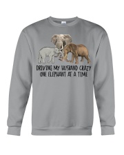 Driving-my-husband-crazy-one-elephant-at-a-time Crewneck Sweatshirt tile