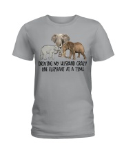 Driving-my-husband-crazy-one-elephant-at-a-time Ladies T-Shirt tile