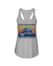 Sloths-Make-Me-Happy Ladies Flowy Tank tile