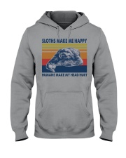 Sloths-Make-Me-Happy Hooded Sweatshirt tile