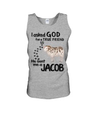 I-asked-God-for-a-true-friend Unisex Tank tile