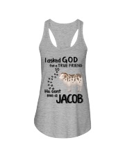 I-asked-God-for-a-true-friend Ladies Flowy Tank tile