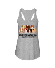 Life without guinea pigs I don't think so Ladies Flowy Tank tile