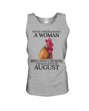 August Unisex Tank tile