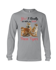 Yes I really do need these tigers Long Sleeve Tee tile