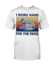 I-Work-Hard-For-The-Frog Premium Fit Mens Tee tile