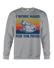 I-Work-Hard-For-The-Frog Crewneck Sweatshirt tile