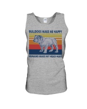 Bulldogs-Make-Me-Happy Unisex Tank tile