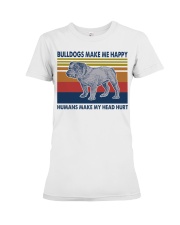 Bulldogs-Make-Me-Happy Premium Fit Ladies Tee tile