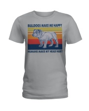 Bulldogs-Make-Me-Happy Ladies T-Shirt tile