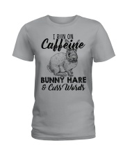 I-Run-On-Caffeine Ladies T-Shirt tile