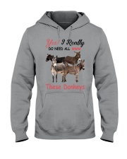 Yes I really do need these donkeys Hooded Sweatshirt tile