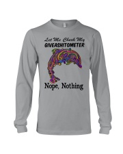 let-me-check-my-giveashitometer-nope-nothing Long Sleeve Tee tile