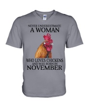 November V-Neck T-Shirt tile