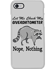 let-me-check-my-giveashitometer-nope-nothing Phone Case tile