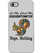 let-me-check-my-giveashitometer-nope-nothing Phone Case tile