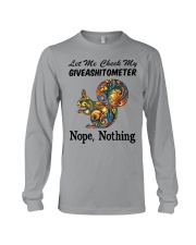 let-me-check-my-giveashitometer-nope-nothing Long Sleeve Tee tile
