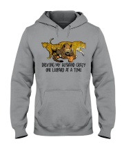 Driving my husband crazy one leopard at a time Hooded Sweatshirt tile