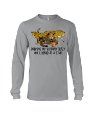 Driving my husband crazy one leopard at a time Long Sleeve Tee tile