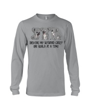 Driving my husband crazy one koala at a time Long Sleeve Tee tile