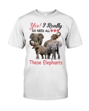 Yes I really do need these elephants Premium Fit Mens Tee tile