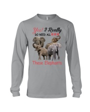 Yes I really do need these elephants Long Sleeve Tee tile