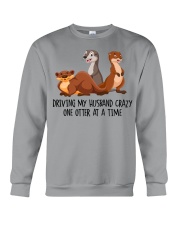 Driving my husband crazy one otter at a time Crewneck Sweatshirt tile