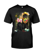Portuguese Water Dog Happy Easter Day 130312 Classic T-Shirt front