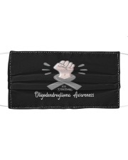 OLIGODENDROGLIOMA AWARENESS Cloth face mask front