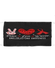 AMELOBLASTOMA AWARENESS Cloth face mask front