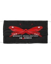 WEGENERS GRANULOMATOSIS AWARENESS Cloth face mask front