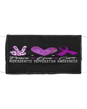 HIDRADENITIS SUPPURATIVA AWARENESS Cloth face mask front