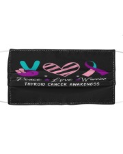 THYROID CANCER AWARENESS Cloth face mask front