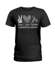 OLIGODENDROGLIOMA AWARENESS Ladies T-Shirt thumbnail