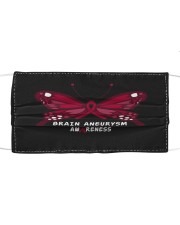 BRAIN ANEURYSM AWARENESS Cloth face mask front