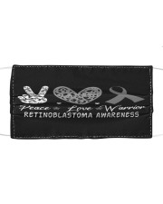 RETINOBLASTOMA AWARENESS Cloth face mask front