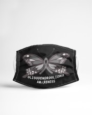 OLIGODENDROGLIOMA AWARENESS Cloth face mask aos-face-mask-lifestyle-22