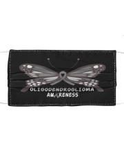 OLIGODENDROGLIOMA AWARENESS Cloth face mask front